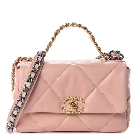 chanel pastel pink|chanel lambskin bag.